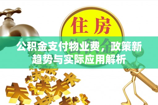 大里公积金支付物业费，政策新趋势与实际应用解析